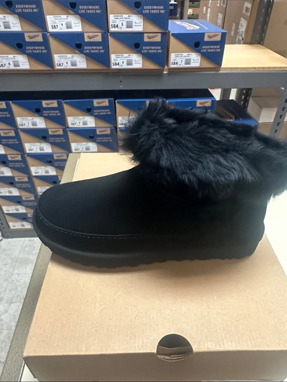 Ugg Women's Classic Mini Chalet Black Ankle Winter Boots